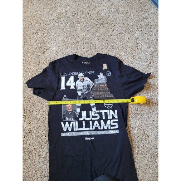 NWT Reebok Womens LA Kings Justin Williams Graphic Tee Size S Hockey Sports - Picture 3 of 8